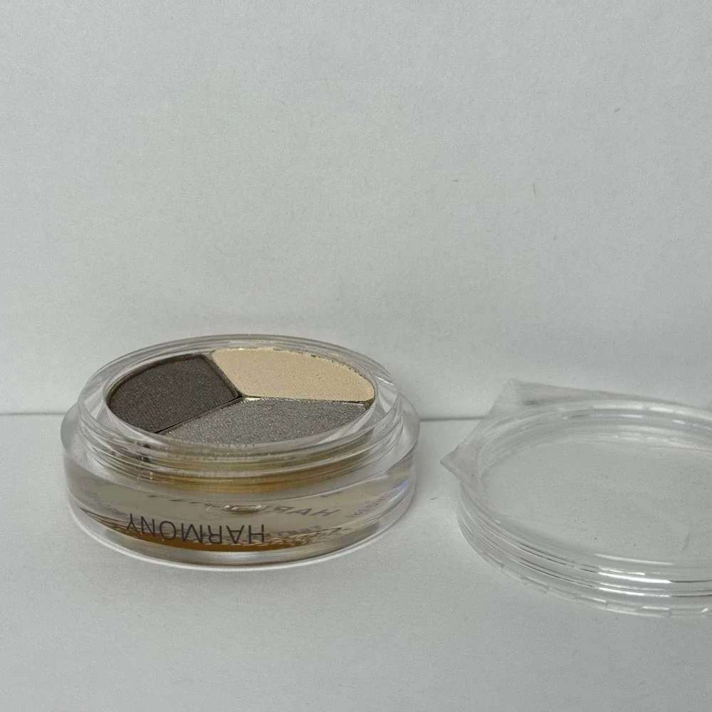 Jane Iredale PurePressed Eye Shadow Trio Harmony Soft Pearl Shimmery Green Khaki